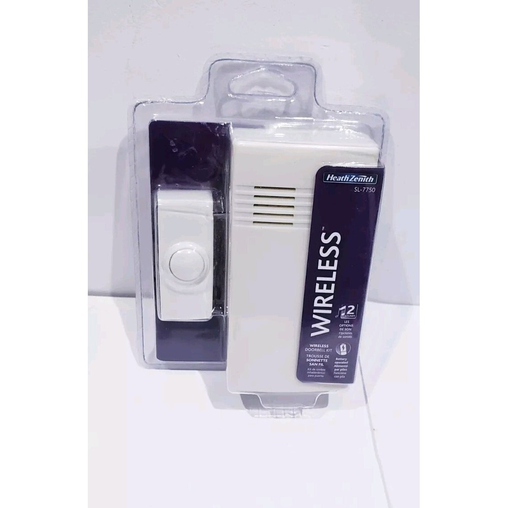 Heath Zenith Wireless Door Chime Kit SL7750 - NEW